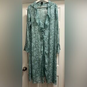 Wild Fable Turquoise Floral Dress